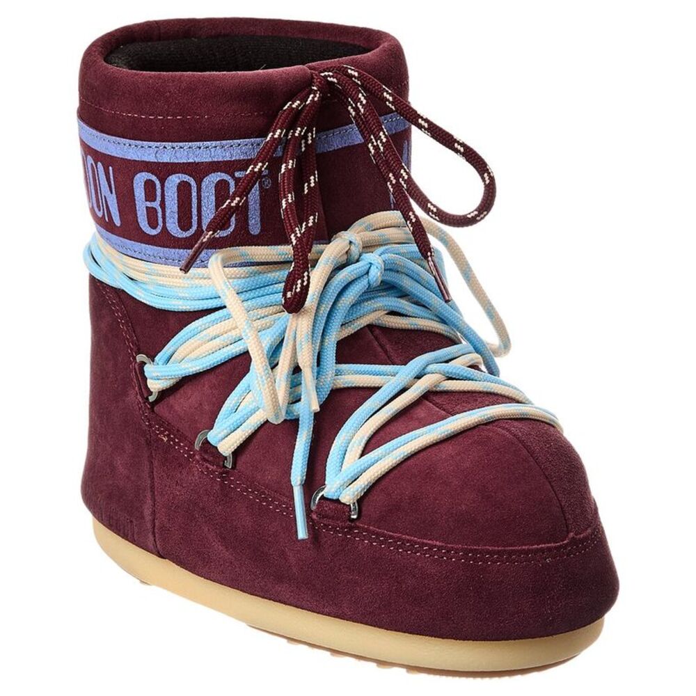 Moon Boot® Icon Low Suede Laces Boot, Purple